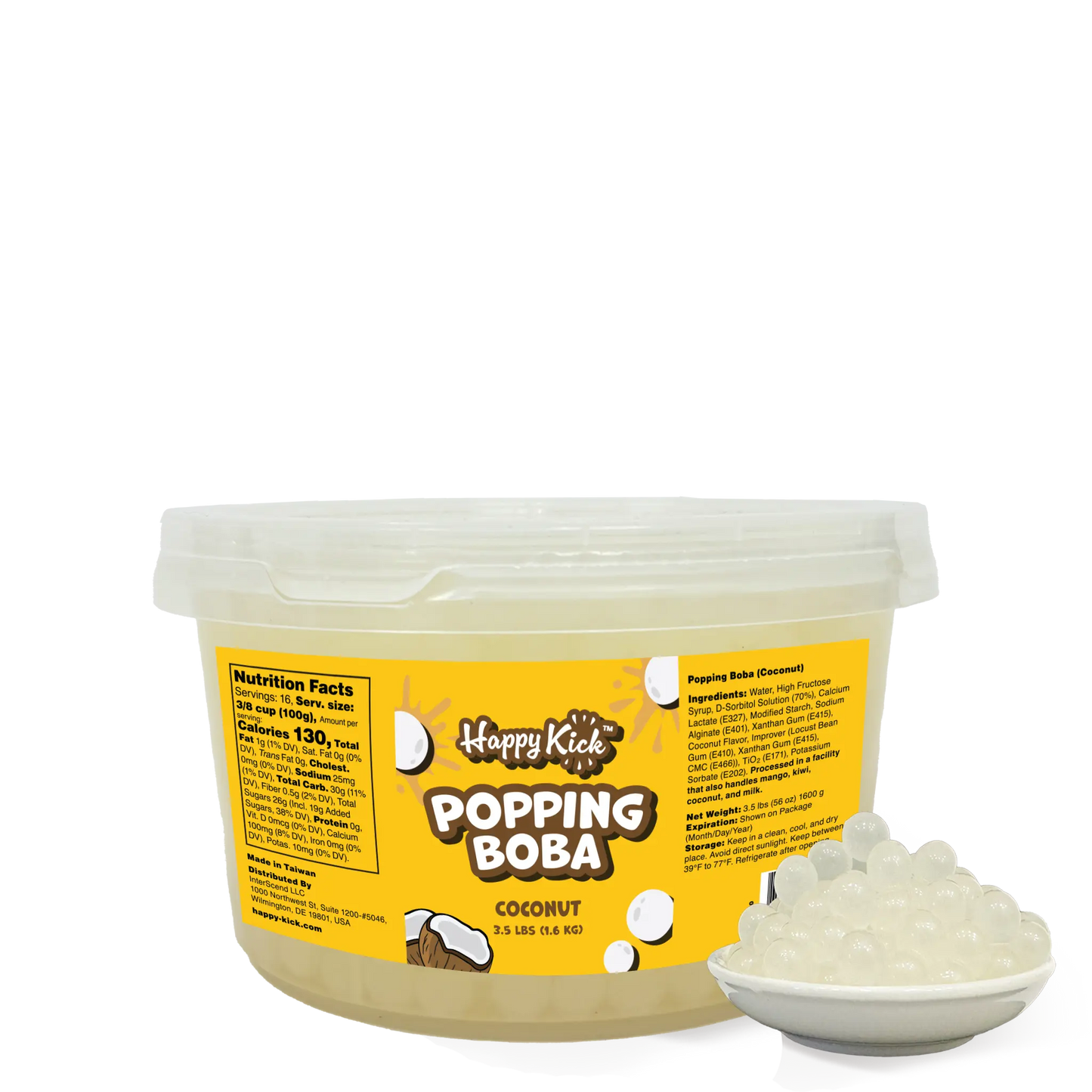 Ready-to-Eat Popping Boba (3.5 lbs)