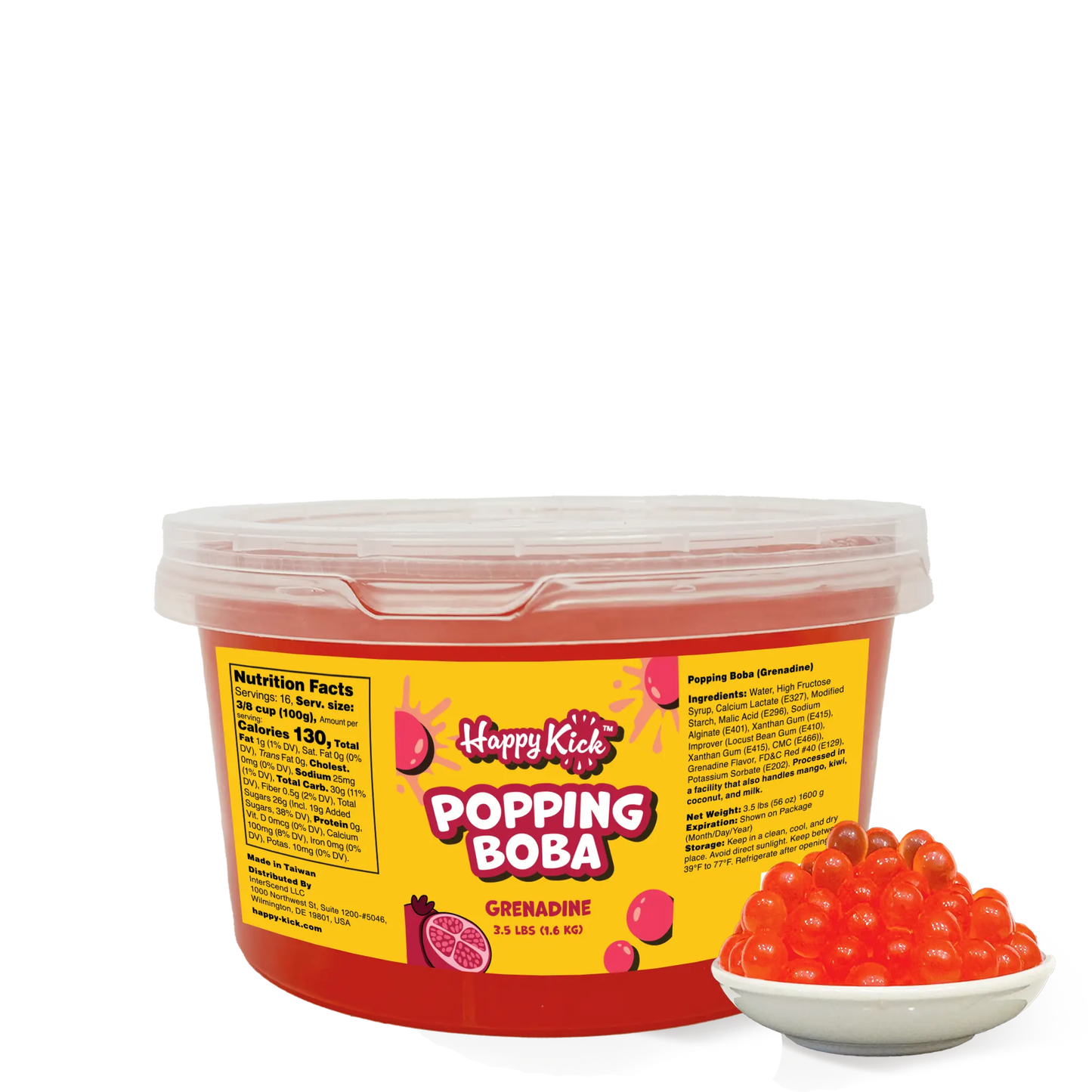 Ready-to-Eat Popping Boba (3.5 lbs)