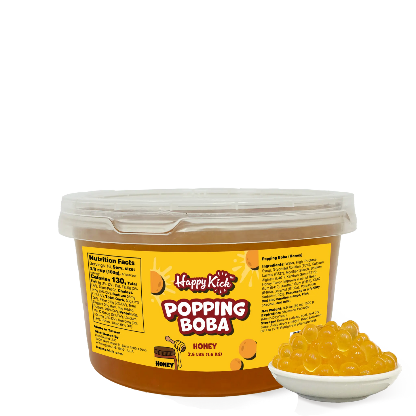 Ready-to-Eat Popping Boba (3.5 lbs)