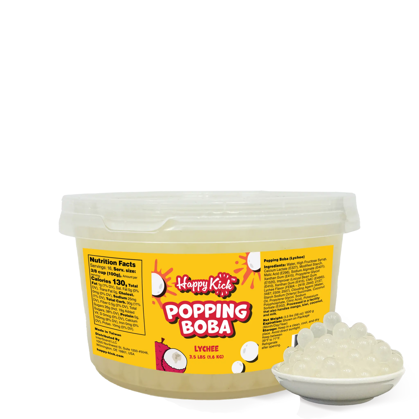 Ready-to-Eat Popping Boba (3.5 lbs)