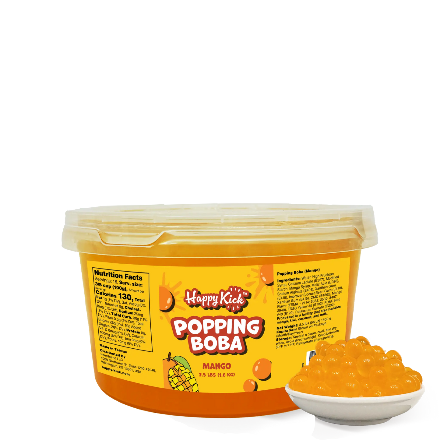 Ready-to-Eat Popping Boba (3.5 lbs)
