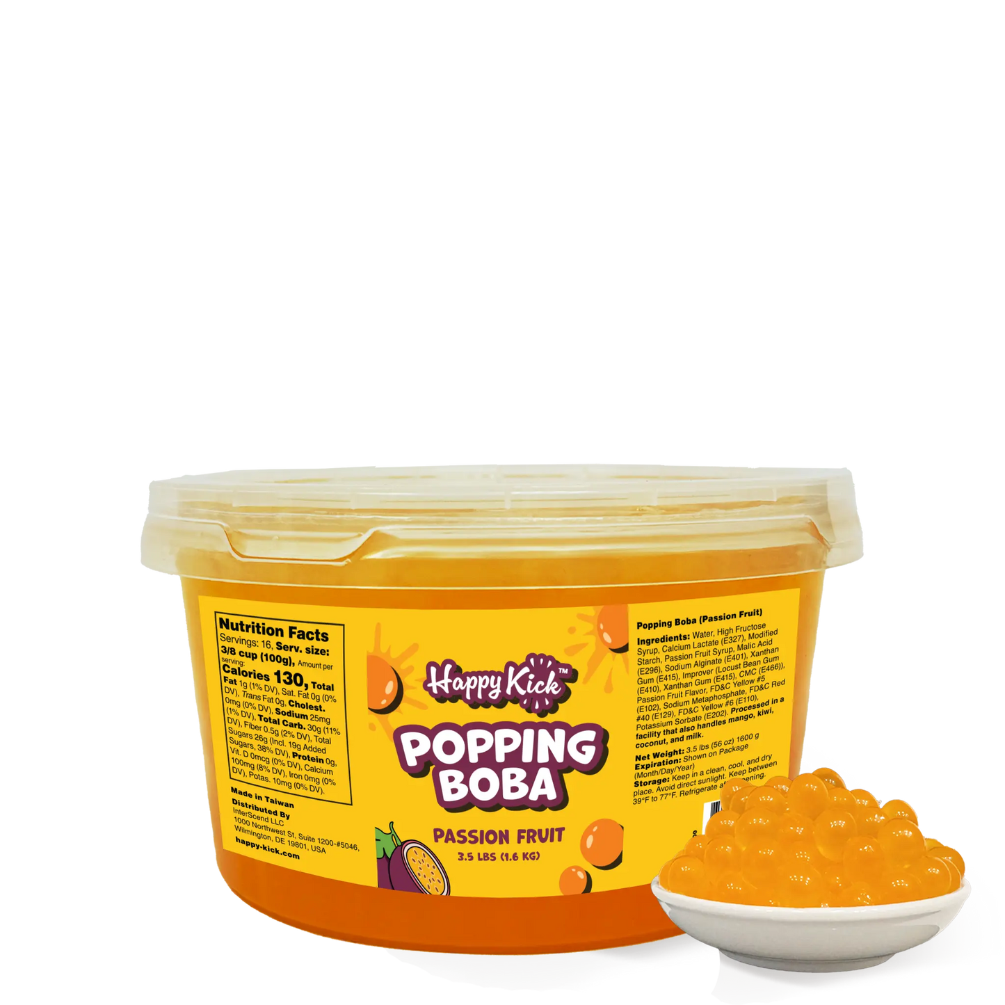 Ready-to-Eat Popping Boba (3.5 lbs)