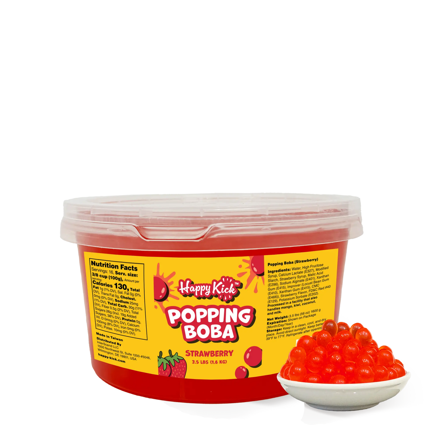 Ready-to-Eat Popping Boba (3.5 lbs)